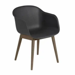 Fiber Stoel - Houten Onderstel
