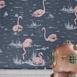 Flamingos Behang