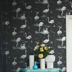 Flamingos Behang