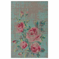 Flowers Canevas Vloerkleed, 200 x 300