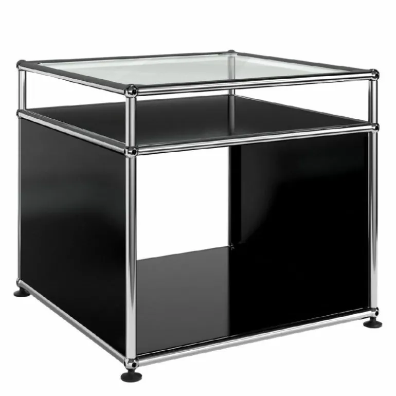 Haller Bijzettafel met Glazen Top