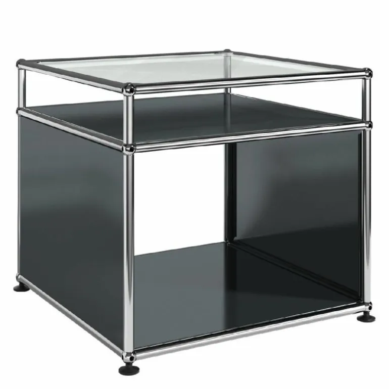 Haller Bijzettafel met Glazen Top