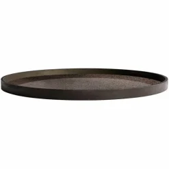 Heavy Aged Bronze Spiegel Dienblad