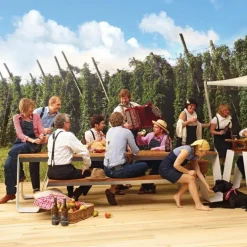 Hopper Picnic Picknicktafel - 360 cm.