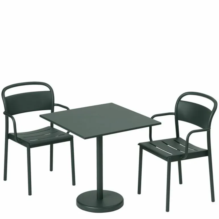 Linear Steel Armstoel