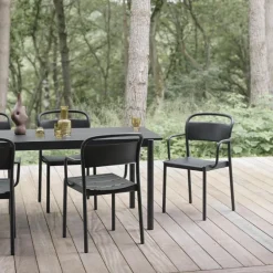 Linear Steel Eettafel