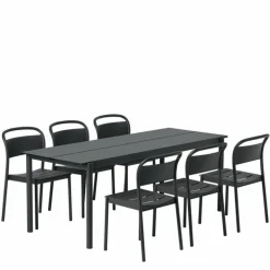 Linear Steel Stoel
