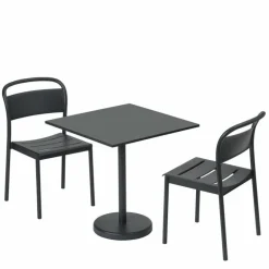 Linear Steel Stoel