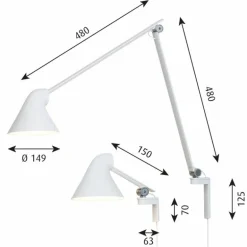 NJP Wandlamp Lange Arm