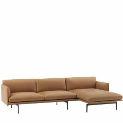Outline Bank met Chaise Longue