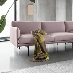 Outline Bank met Chaise Longue