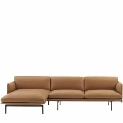 Outline Bank met Chaise Longue