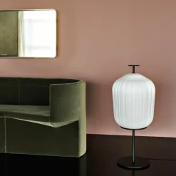 Plissée Vloerlamp