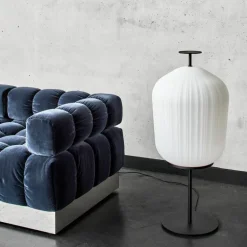 Plissée Vloerlamp