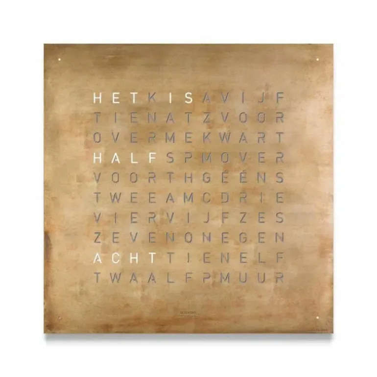QLOCKTWO Earth 90 Creator's Edition Klok