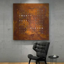 QLOCKTWO Earth 180 Klok