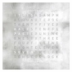 QLOCKTWO Earth 180 Klok