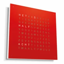 QLOCKTWO Earth 45 Metal Klok