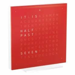 QLOCKTWO Earth 13,5 Pure Tafelklok