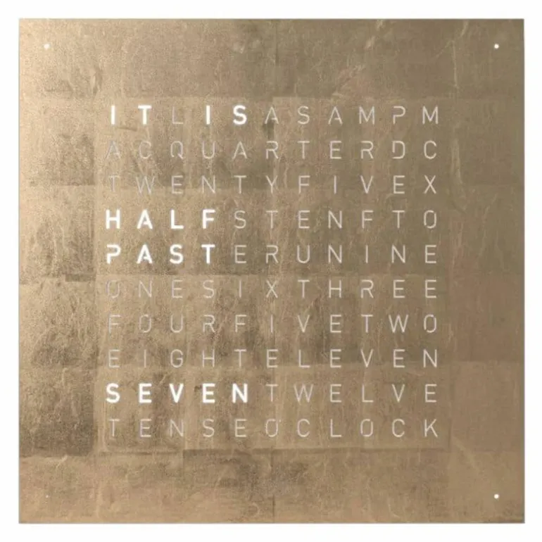 QLOCKTWO Earth 45 Universe Edition Klok
