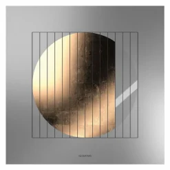 QLOCKTWO Moon 90 Klok
