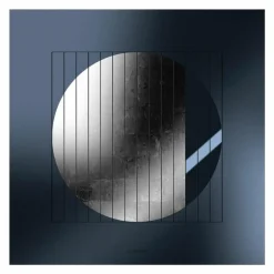 QLOCKTWO Moon 90 Klok
