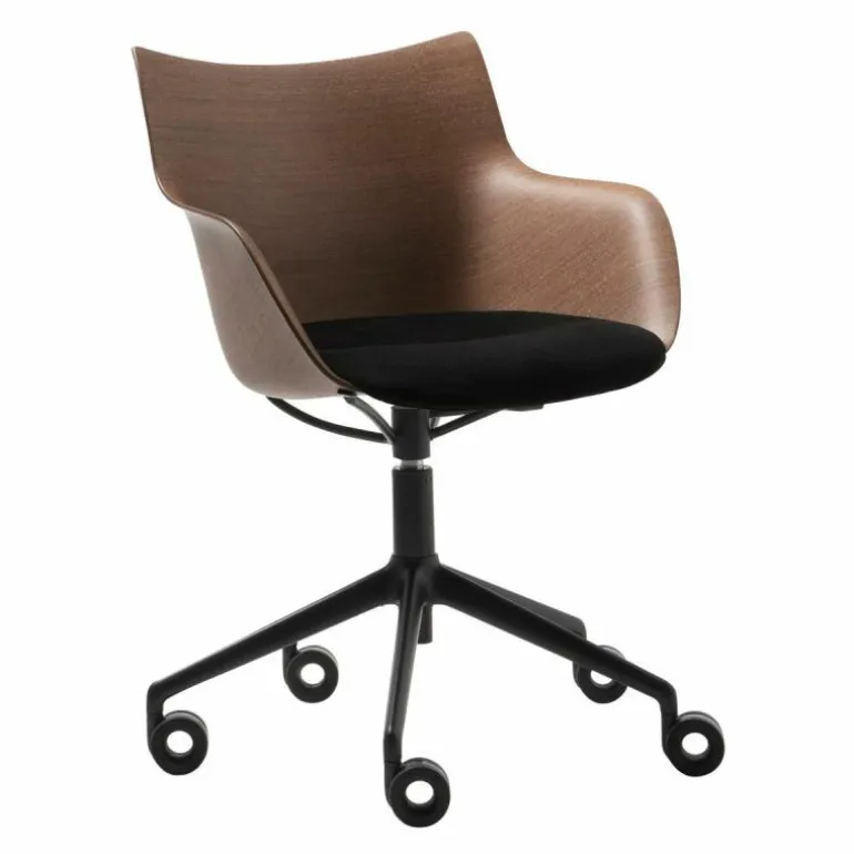 Q/Wood Soft Bureaustoel