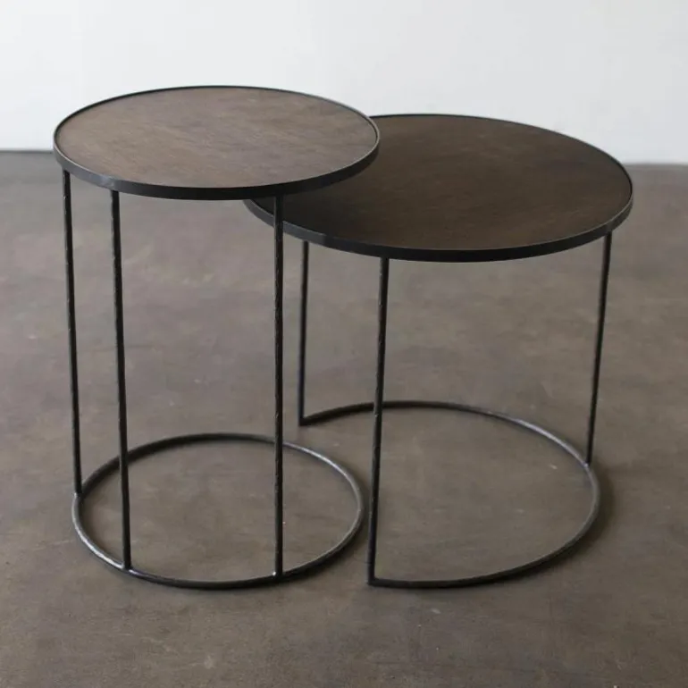 Round Tray Bijzettafel, set van 2
