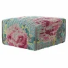 Square Flowers Canevas, Colour