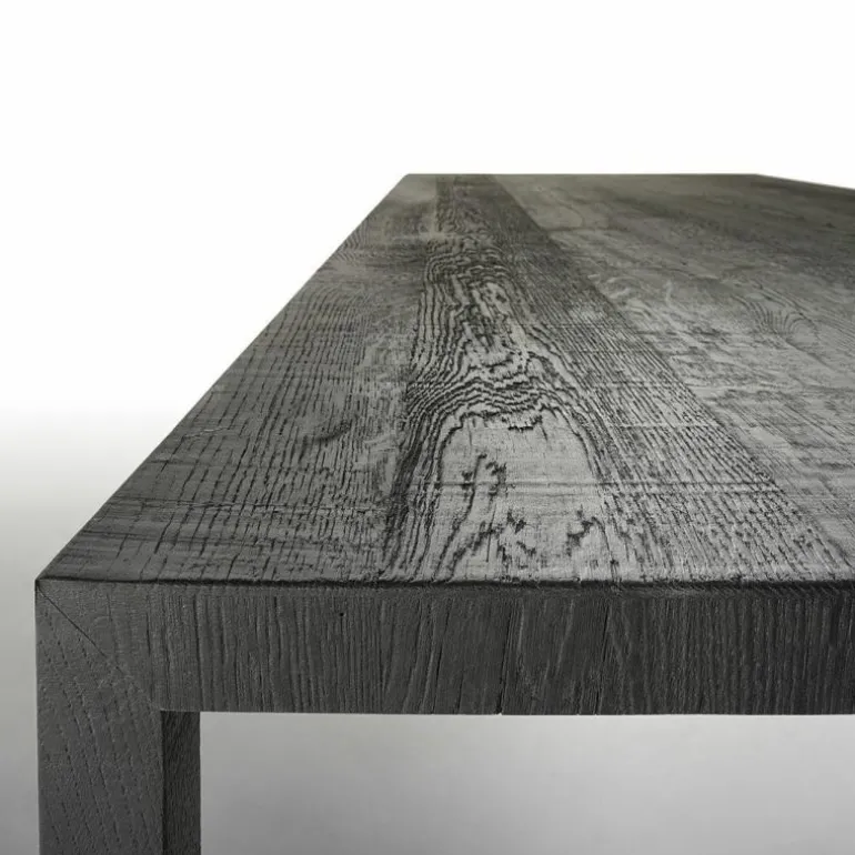Tense Carbonised Wood Eettafel