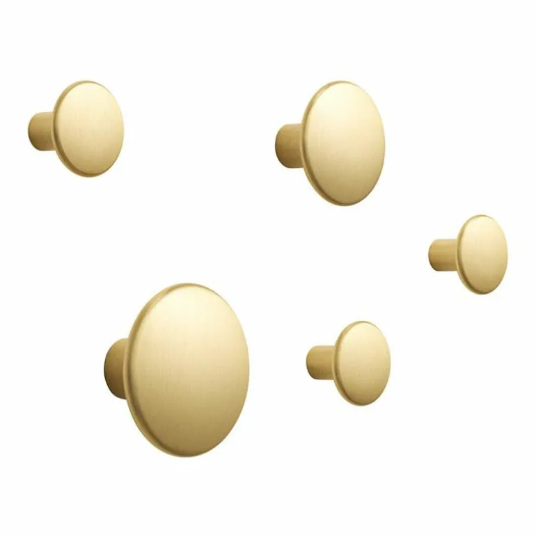The Dots Metal Haken, 5 Stuks