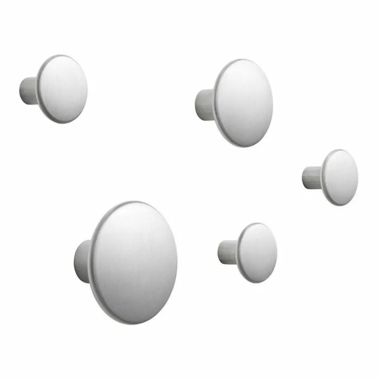 The Dots Metal Haken, 5 Stuks