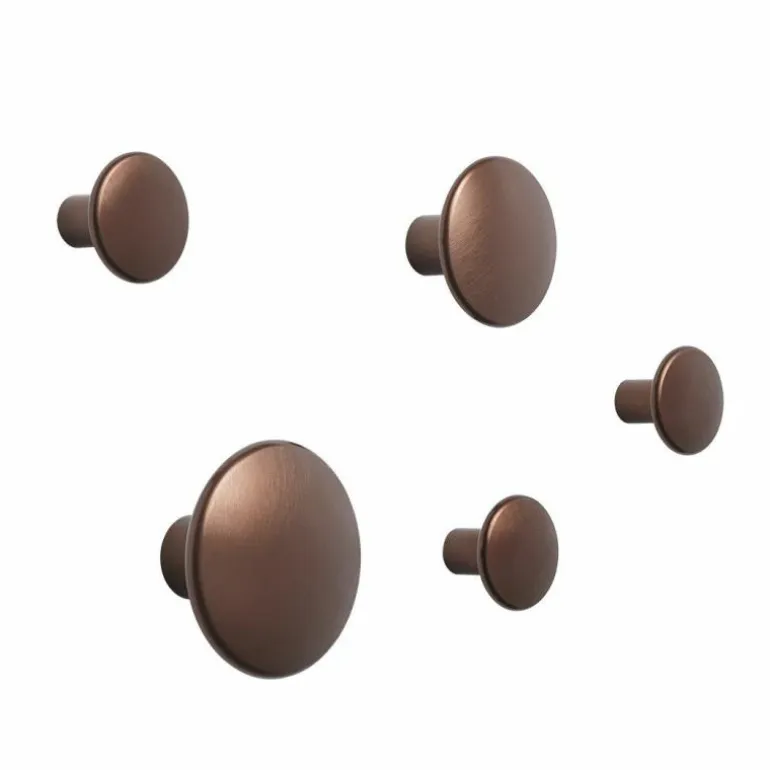The Dots Metal Haken, 5 Stuks
