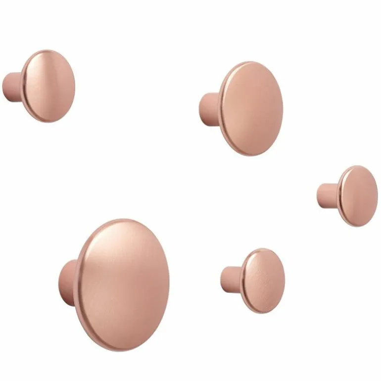The Dots Metal Haken, 5 Stuks