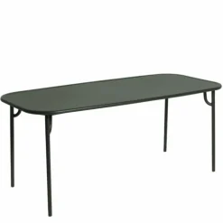 Week-end Eettafel Rechthoekig Dicht Blad
