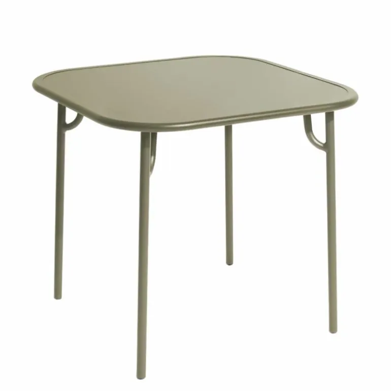 Week-end Eettafel Vierkant Dicht Blad