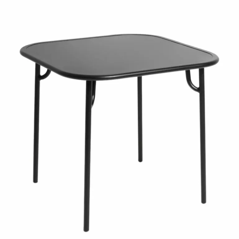 Week-end Eettafel Vierkant Dicht Blad