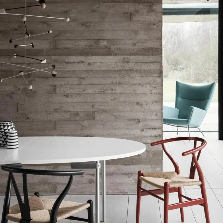 Wishbone Stoel CH24 Gekleurd / Naturel