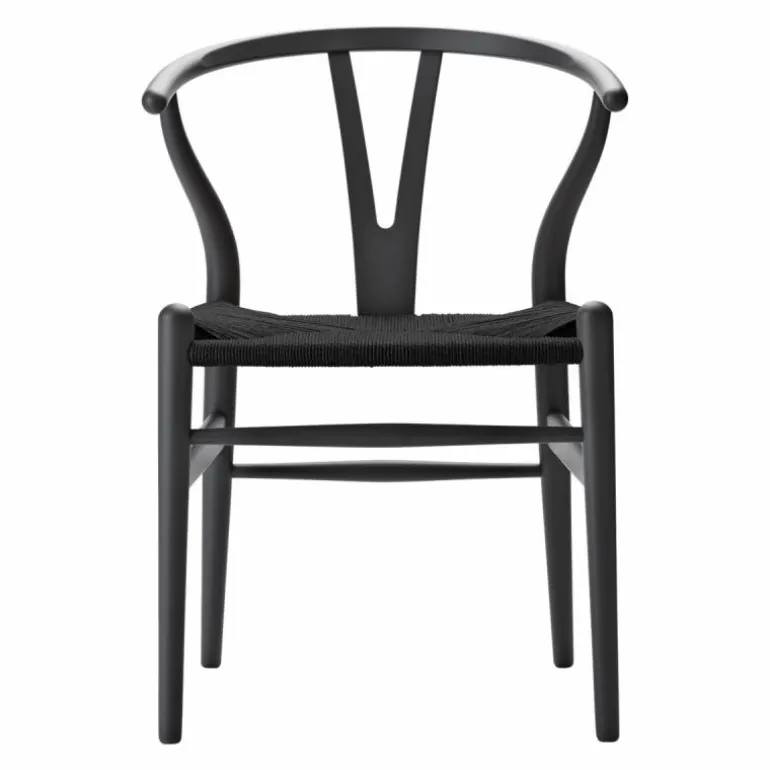 Wishbone Stoel CH24 Gekleurd / Zwart