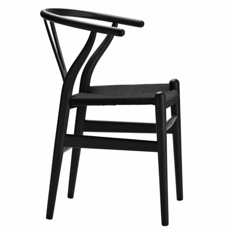 Wishbone Stoel CH24 Gekleurd / Zwart