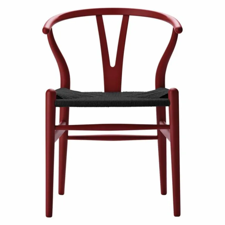 Wishbone Stoel CH24 Gekleurd / Zwart
