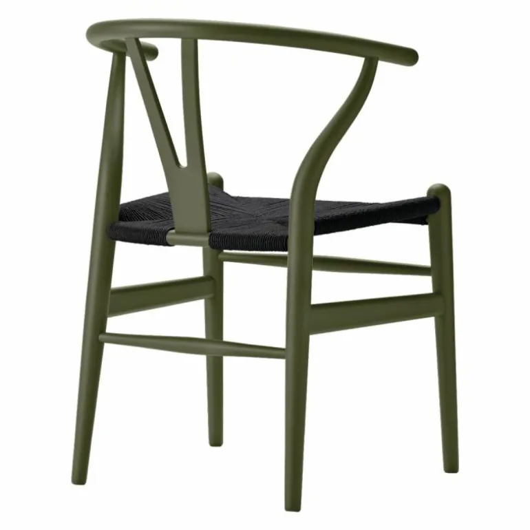 Wishbone Stoel CH24 Gekleurd / Zwart