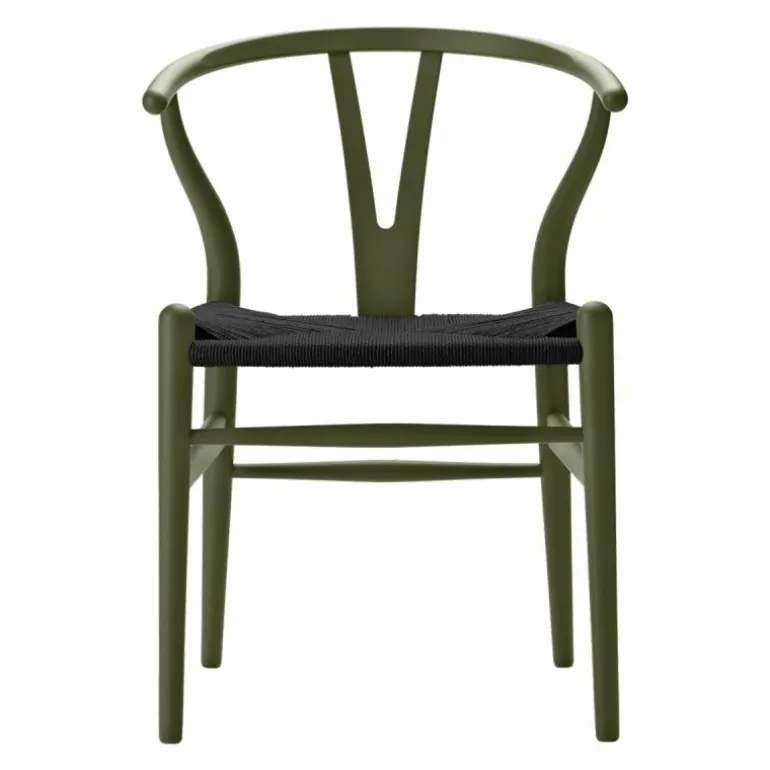 Wishbone Stoel CH24 Gekleurd / Zwart
