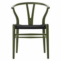 Wishbone Stoel CH24 Gekleurd / Zwart