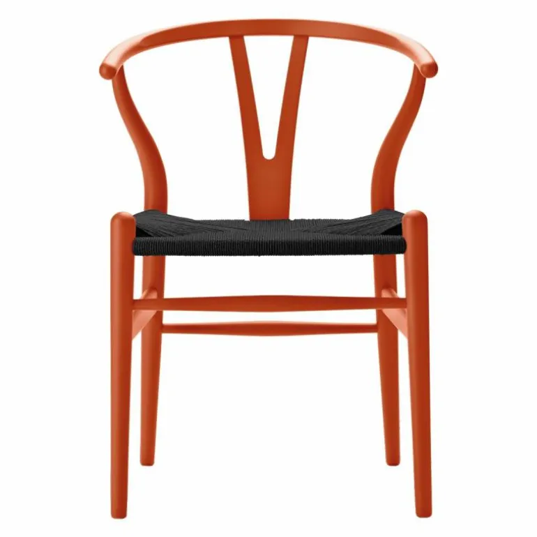 Wishbone Stoel CH24 Gekleurd / Zwart