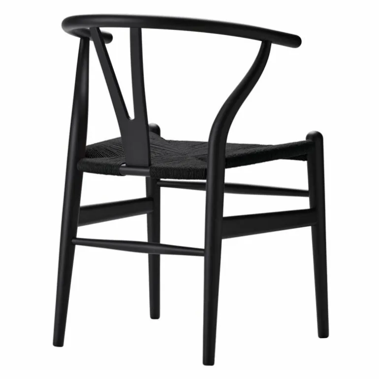 Wishbone Stoel CH24 Gekleurd / Zwart